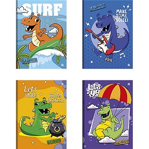 Caderno Brochurao Capa Dura Saurus 80F (17891321104610)