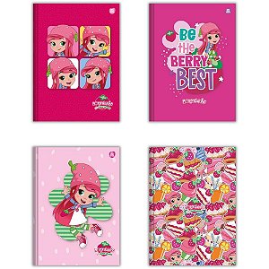 Caderno Brochura 1/4 Capa Dura Moranguinho 80F