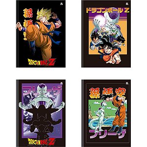 Caderno Brochura 1/4 Capa Dura Dragon BALL Z 80F