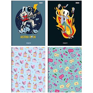 Caderno Brochurao Capa Dura FUZY 80FLS.