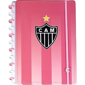 Caderno Inteligente Grande Atletico Mineiro Rosa