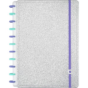 Caderno Inteligente Grande LETS Glitter Silver 2.0