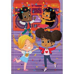 Caderno Brochura 1/4 Capa Dura Sapeca 96FLS. Feminino