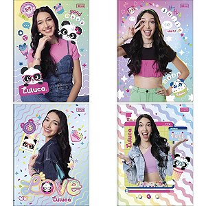 Caderno Brochurao Capa Dura Luluca 80FLS