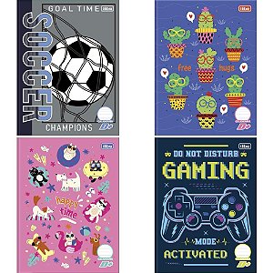 Caderno Caligrafia Capa Dura D+ 40FLS. Brochura VERT. PCT.C/08