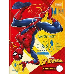 Caderno Caligrafia Capa Dura Spider MAN 40FL VERT. BROC