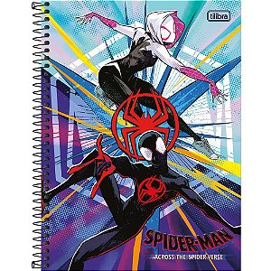 Caderno 01X1 Capa Dura Spider MAN Verse 80FLS.PCT.C/04