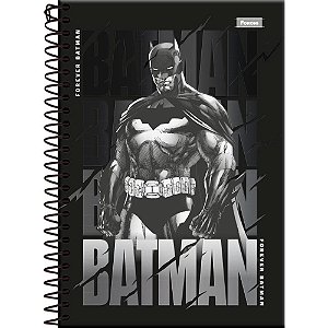 Caderno Espiral 1/4 Capa Dura Batman 80F