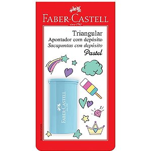 Apontador com Deposito Triangular 4CORES Pastel CART. CX.C/24