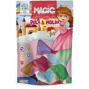 Massa para Modelar Criativa Princesa 300G com 30 Cores