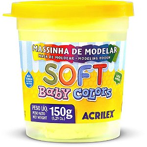 Massa para Modelar SOFT 150G.AMARELO Bebe BS AMID