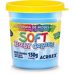 Massa para Modelar SOFT 150G.AZUL Bebe BS Amido