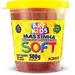 Massa para Modelar SOFT 500G.CHOCOLATE BS Amido