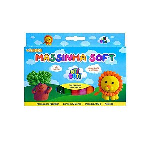 Massa para Modelar Utiguti 12CORES 180G