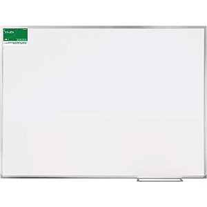 Quadro Branco Moldura Aluminio 090X060CM Popular