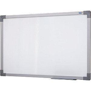 Quadro Branco Moldura Aluminio 080X060CM. UV SOFT