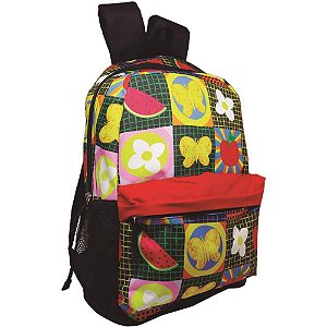 Mochila Infantil Patchwork Estampada MD