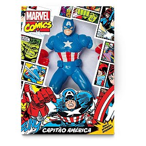 Boneco e Personagem Capitao America Comics 50CM.