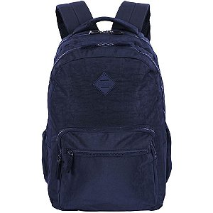 Mochila College Crinkle 46CM Azul