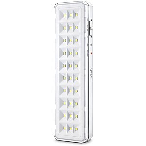 Luminaria de Emergencia 30 LEDS 2W Bivolt Bat.litio