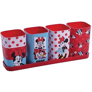 Acessorio para Mesa Minnie Porta Lapis 4PECAS