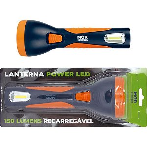 Lanterna Power LED 150LUMENS Recarreg.