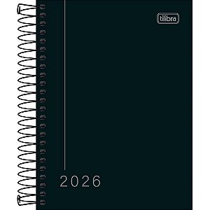 Agenda 2024 Pepper Preta CD Espiral 160FLS