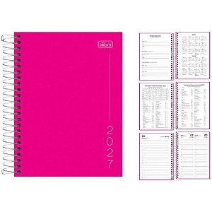 Agenda 2024 Pepper Rosa CD Espiral 160FLS
