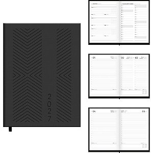 Agenda 2024 Compacta Preta 176F.145X205CM