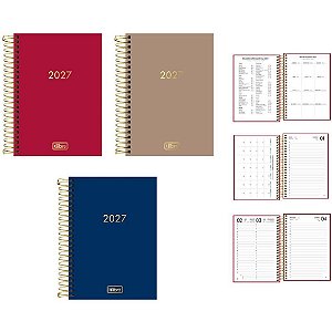 Agenda 2024 Napoli Cores CD Espiral 176FLS