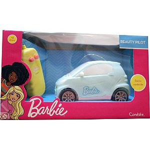 Carrinho Controle Remoto Barbie Bealty Pilot 3FUNC/PILH