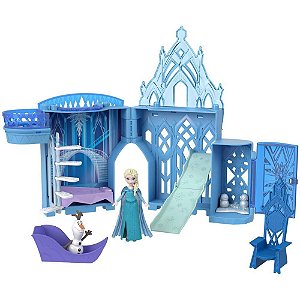 Boneca Disney Frozen Mini Palácio de Gelo