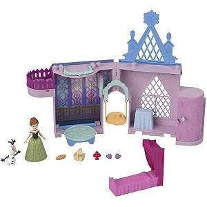 Boneca Disney Frozen Mini Castelo Arendelle