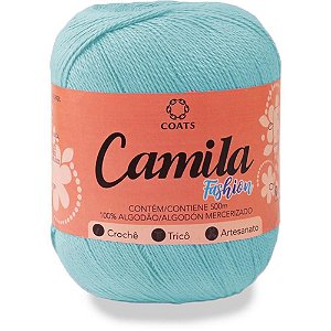Linha para Croche Camila Fashion 00130 Azul Medio PCT.C/06