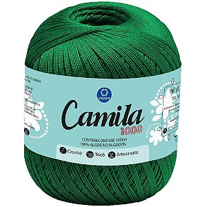 Linha para Croche Camila 00229 Verde Bandeira PCT.C/06