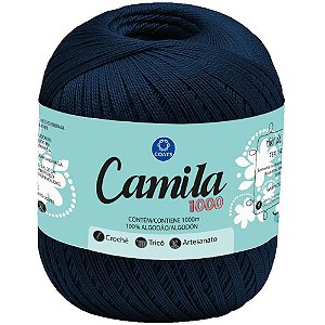Linha para Croche Camila 00150 Azul Marinho PCT.C/06