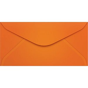 Envelope Oficio Colorido 114X229 Laranja