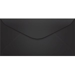Envelope Oficio Colorido 114X229 Preto