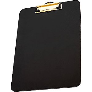 Prancheta Duratex A4 Office BLACK MDF GOLD