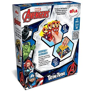 Jogo de Cartas Marvel Heroes Avengers - TRIM