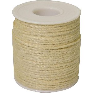 Fio de Juta 2MM Alvejado 50M.