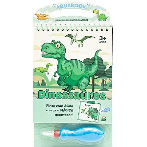 Livro Aquabook Dinossauro 25X14,2CM 10PAG