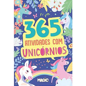 Livro Infantil Colorir 365 Atividades Unicornios 288P