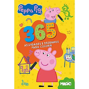 Livro Infantil Colorir 365 Atividades Peppa PIG