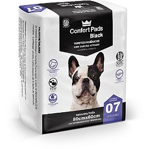 Higiene para PET Tapete PADS BLACK 80X60 C/ 07