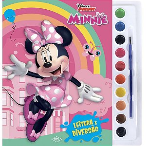 Livro Aquarela Minnie 29X28,5CM 16PGS