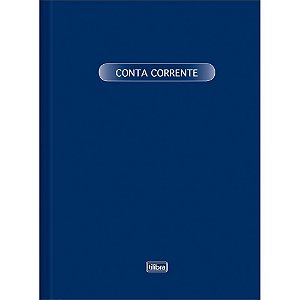 Livro Conta Corrente 1/4 100 Folhas