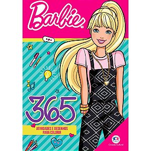 Livro Infantil Colorir Barbie 365 Atividades 288PAG.
