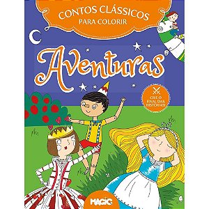 Livro Infantil Colorir Contos Classicos de Aventuras