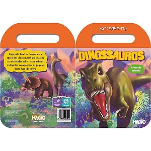 Livro Infantil Colorir Dinossauros Carregue ME 32PGS